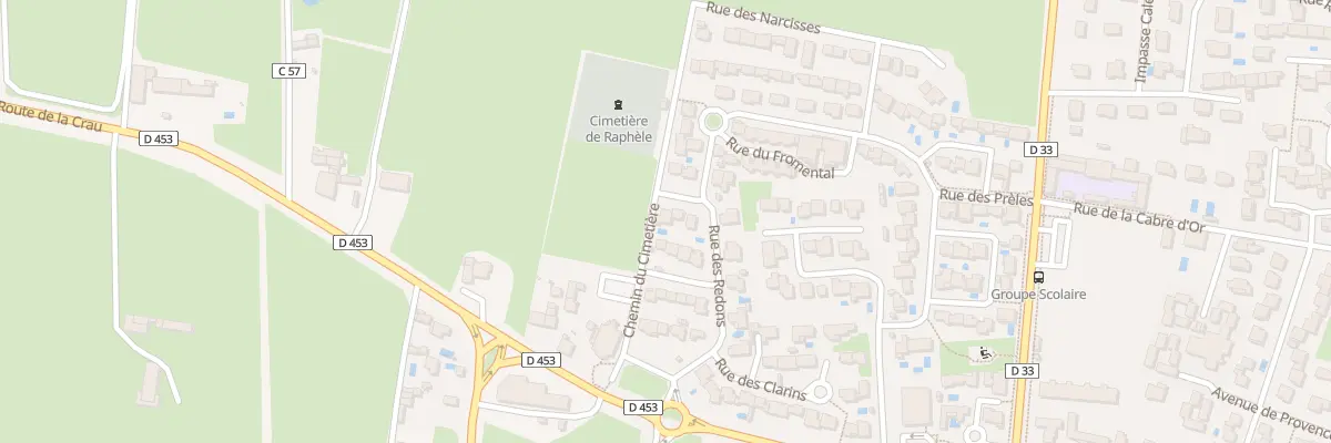 Plan du 19 Rue des Redons Raphele à Arles