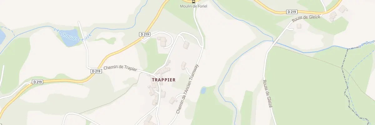 Plan du 5299 Le Trapier à Boffres
