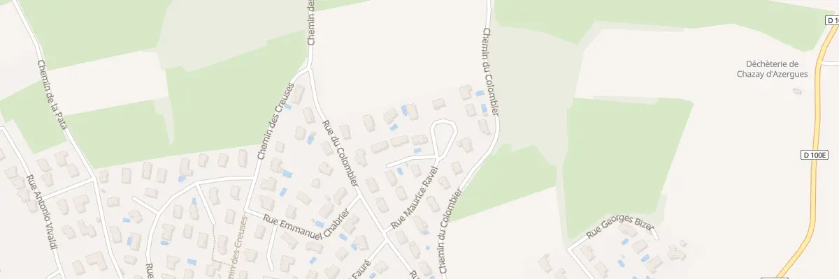 Plan du 9 Rue Maurice Ravel à Chazay-d’Azergues