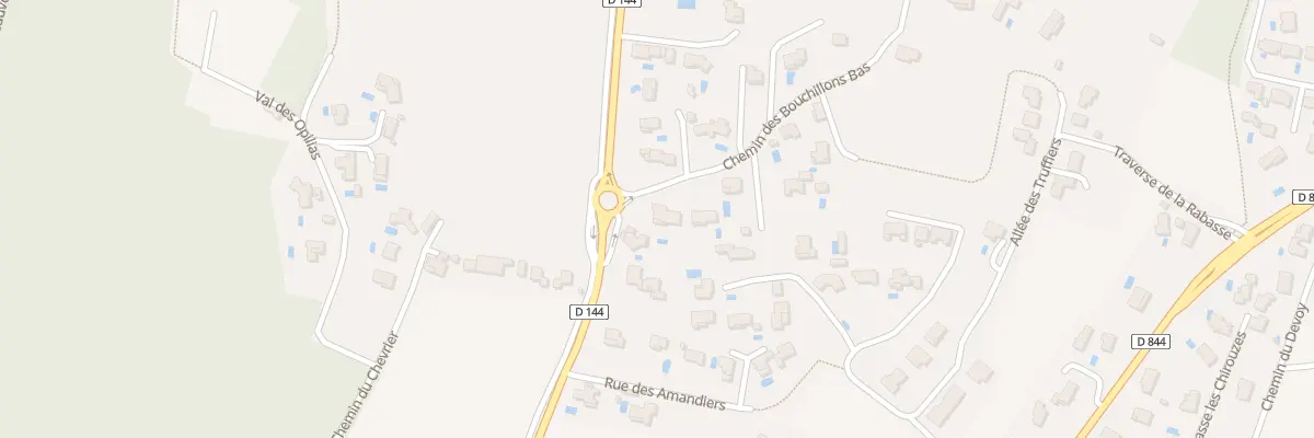 Plan du 9015 Les Bouchillons à Donzère