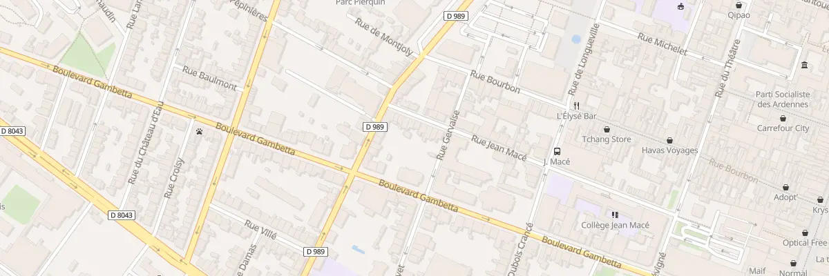 Plan du 27 Rue Jean Macé à Charleville-Mézières