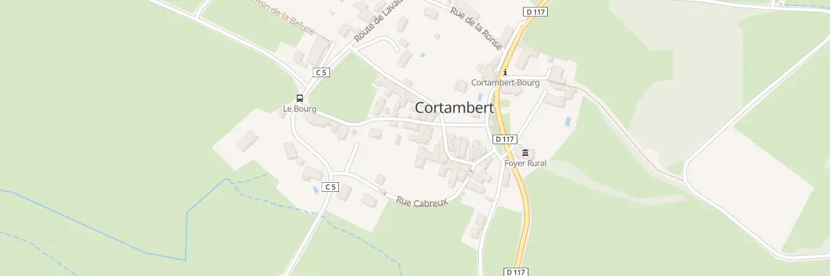 Plan du 131A Rue du Lavoir à Cortambert