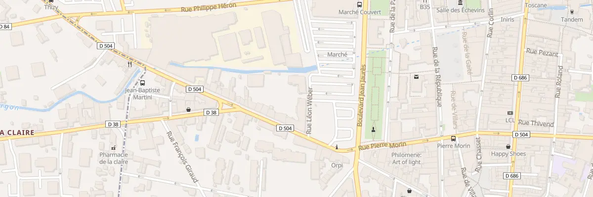 Plan du 378 Rue de Thizy à Villefranche-sur-Saône