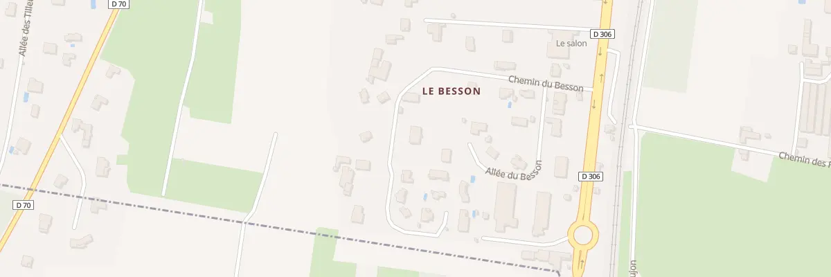 Plan du 341 Che du Besson à Limas