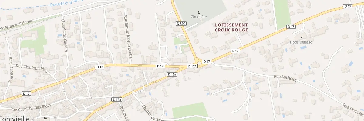 Plan du 157 Rte du Nord à Fontvieille