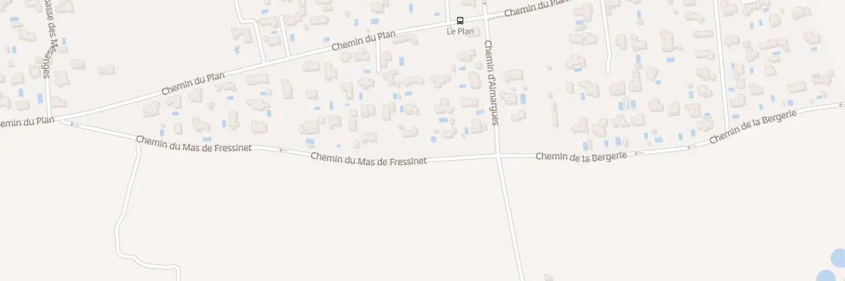 Plan du 437 Che du Mas de Fressinet à Rochefort-du-Gard