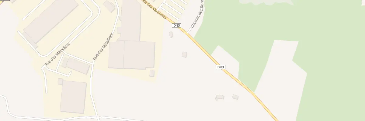 Plan du 1323 Rte des Varennes à Beauvallon