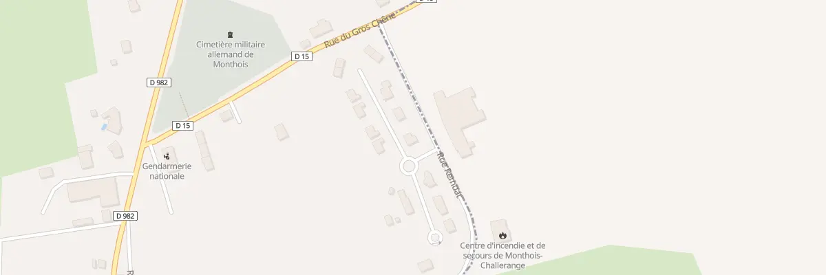 Plan du 2 Lot Le Moulin de Pierre à Monthois