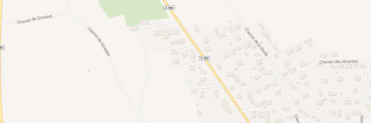 Plan du 95 Rte de Bagnols-sur-Cèze à Saint-Geniès-de-Comolas