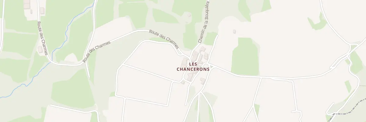 Plan du 1 Pl des Chanserons à Vergisson