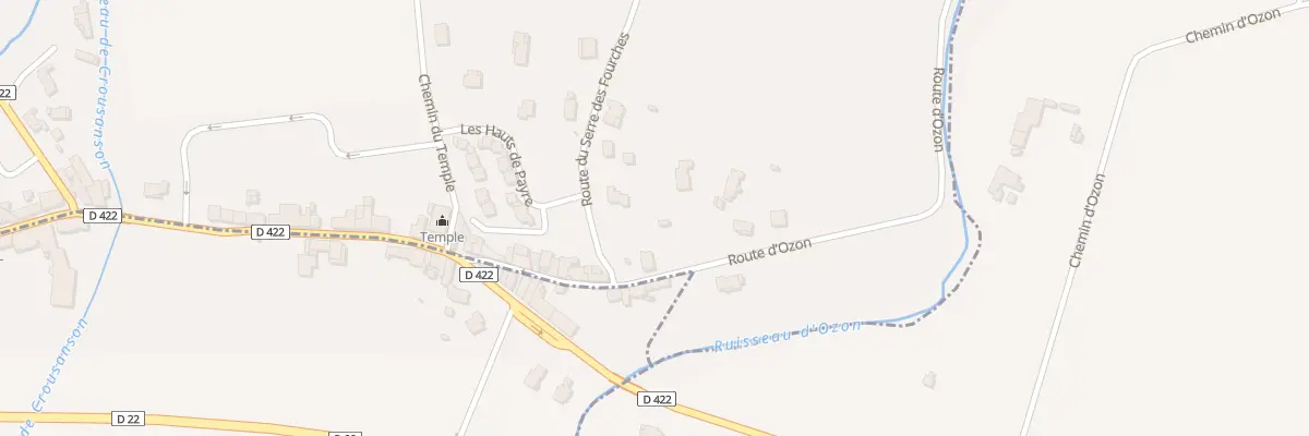 Plan du 165 Rte d’Ozon à Saint-Symphorien-sous-Chomérac