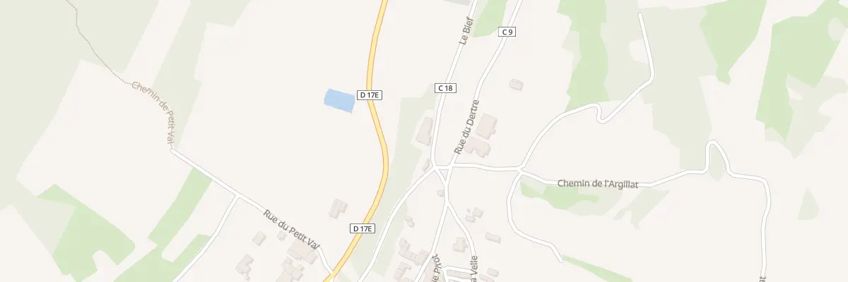 Plan du 5177 Le Village Haut à Saint-Romain