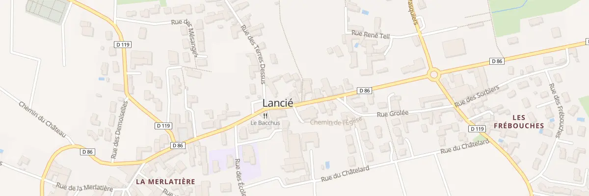 Plan du 700 Rte du Beaujolais à Lancié