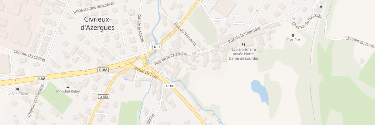 Plan du 106 Rue de la Charrière à Civrieux-d’Azergues