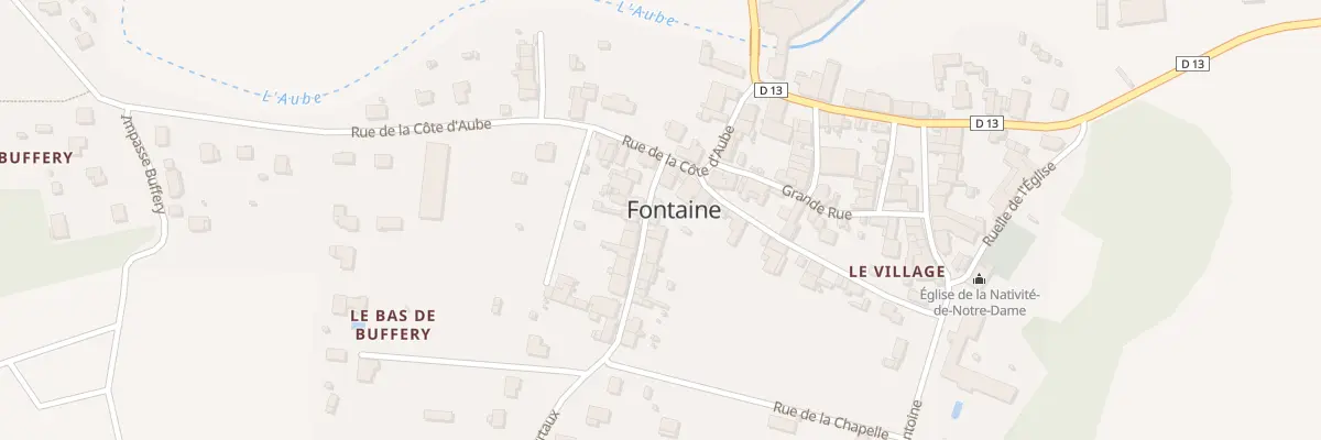 Plan du 4 Rue des Courtaux à Fontaine