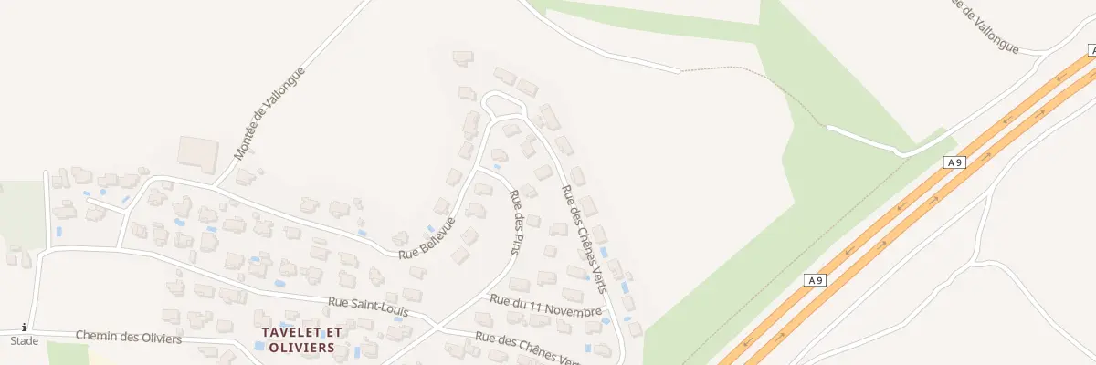 Plan du 5645 Rue des Chênes Verts à Tavel