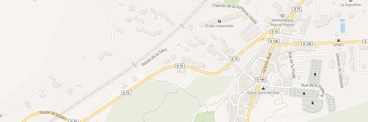 Plan du 5202 Rte de Viviers à Châteauneuf-du-Rhône