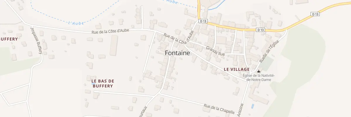 Plan du 6 Rue des Courtaux à Fontaine