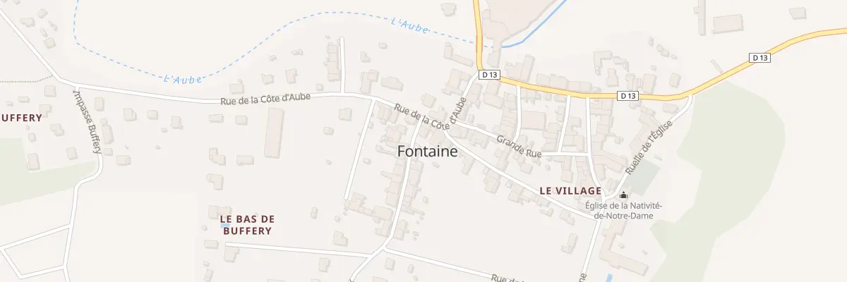Plan du 2 Rue des Courtaux à Fontaine