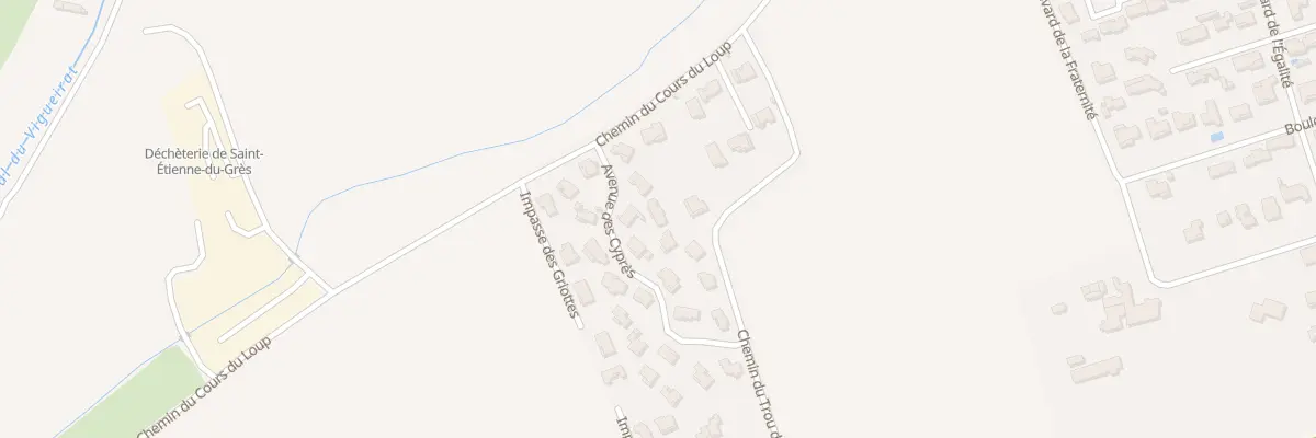 Plan du 6 Lot Le Cours du Loup à Saint-Étienne-du-Grès