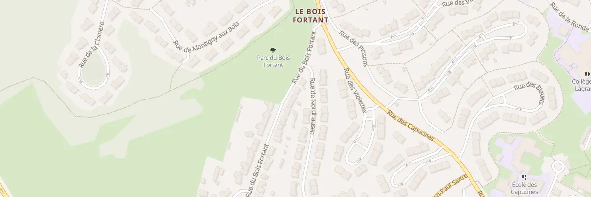 Plan du 205 Rue du Bois Fortant à Charleville-Mézières