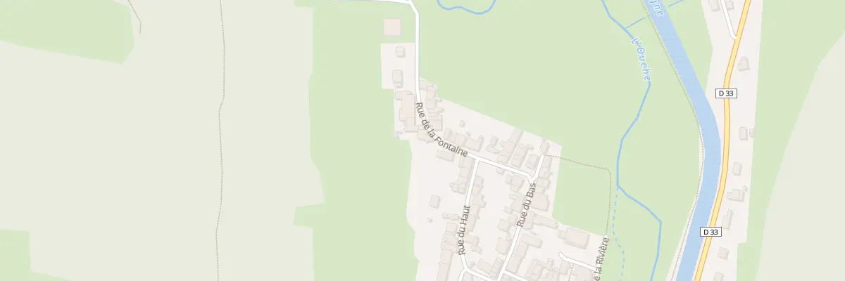 Plan du 3 Rue de la Fontaine à Veuvey-sur-Ouche