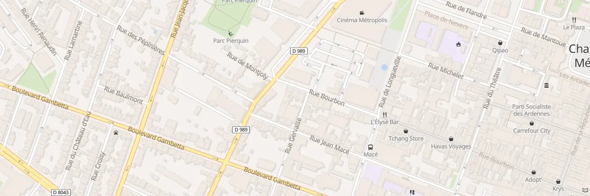 Plan du 101 Rue Bourbon à Charleville-Mézières