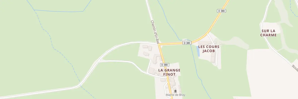 Plan du 11 Rte de la Grange Finot à Bray