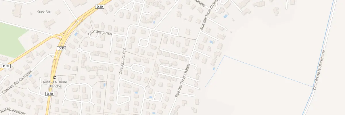 Plan du 642 Rue des Trois Châtels à Anse