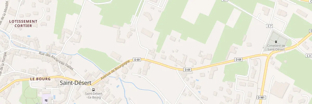 Plan du 24 Av de Bourgogne à Saint-Désert
