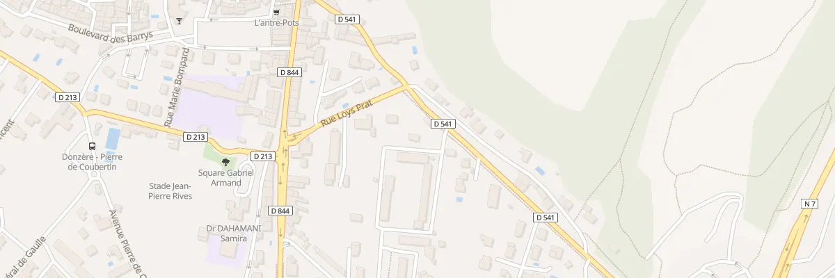 Plan du 9004 Av de Koenigsberg à Donzère