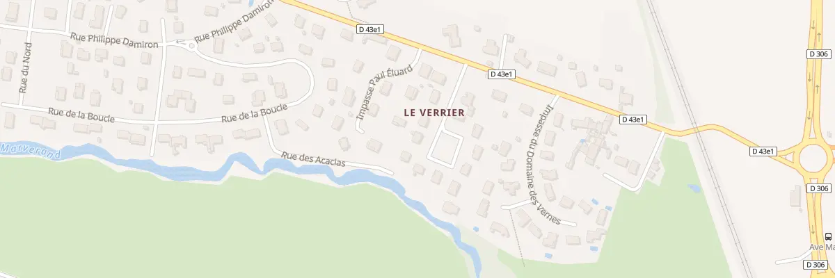 Plan du 98 Imp Paul Verlaine à Arnas