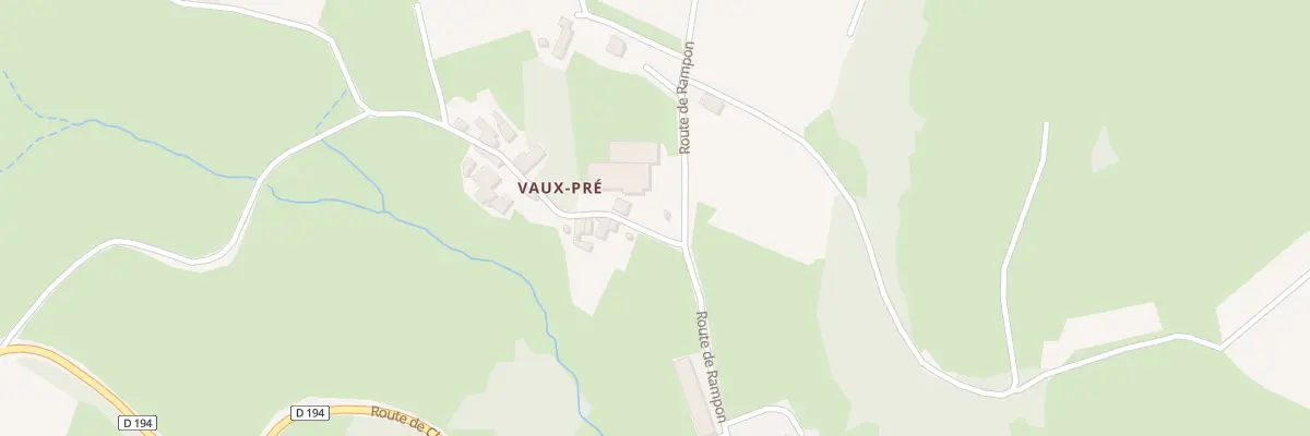 Plan du 20 Che de Vaux-Pré à Verzé