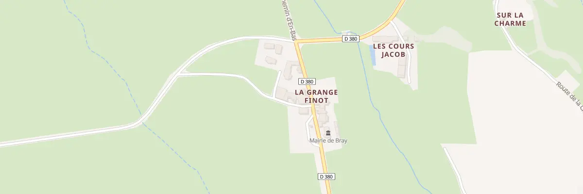 Plan du 5010 La Grange Finot à Bray
