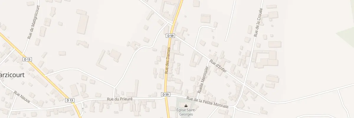 Plan du 10 Rue des Dames à Larzicourt