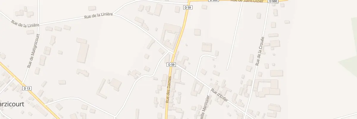 Plan du 14 Rue des Dames à Larzicourt