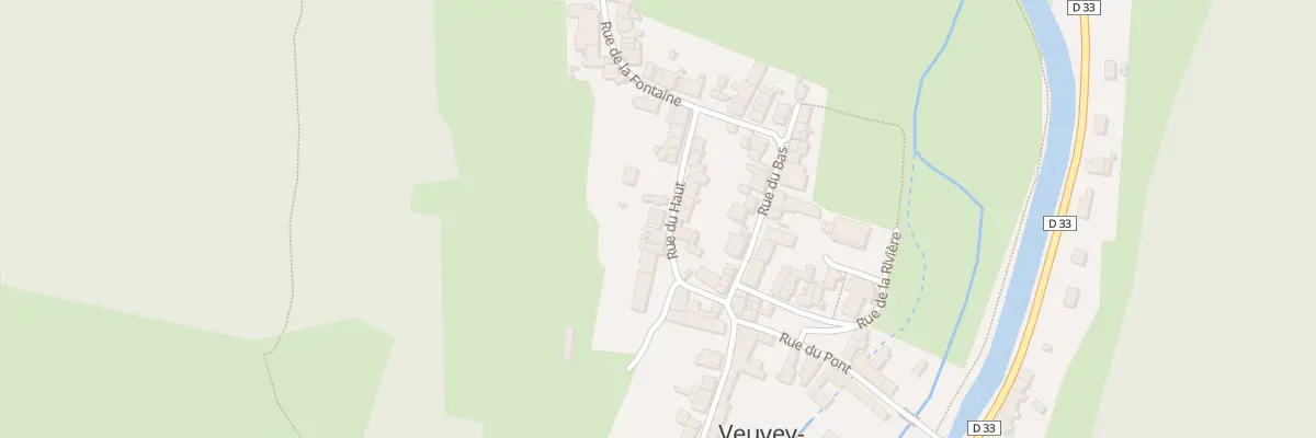 Plan du 5035 Rue du Haut à Veuvey-sur-Ouche