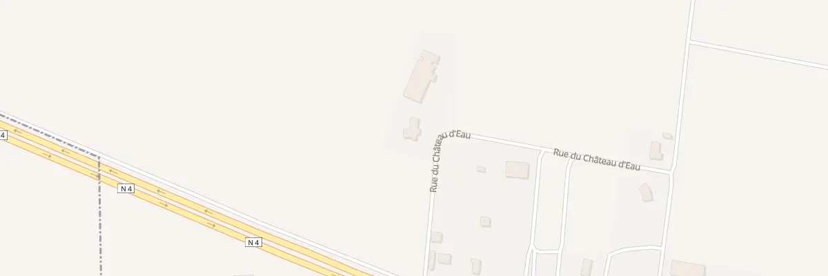 Plan du 2 Rue du Chateau d’Eau à Thiéblemont-Farémont