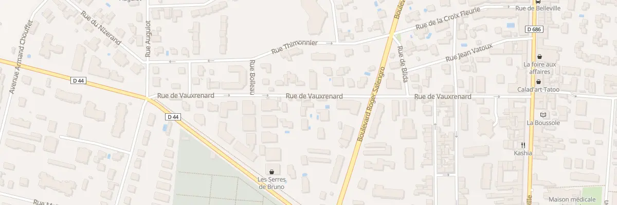Plan du 347 Rue de Vauxrenard à Villefranche-sur-Saône