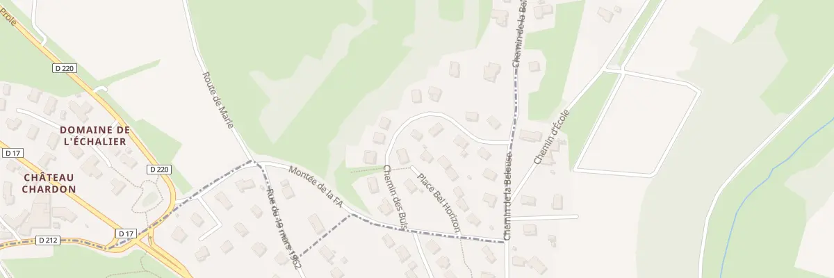 Plan du 4 Che des Buis à Berzé-la-Ville
