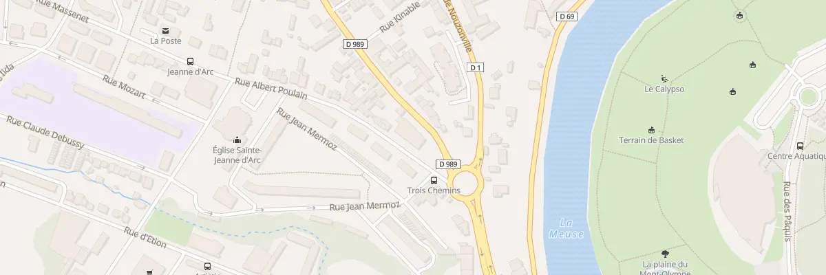Plan du 2 Rue Albert Poulain à Charleville-Mézières
