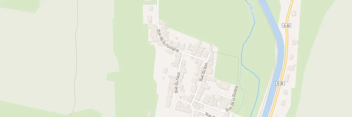 Plan du 5048 Rue du Haut à Veuvey-sur-Ouche