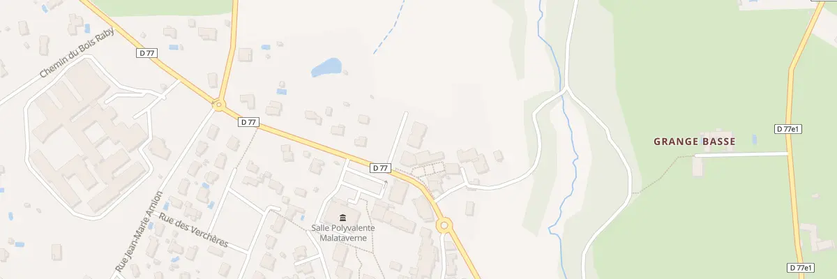 Plan du 1712 Rte des Bois à Dommartin