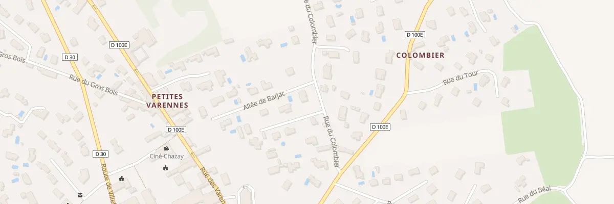 Plan du 9 Rue du Colombier à Chazay-d’Azergues