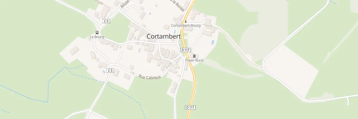 Plan du 5109 Cortambert à Cortambert