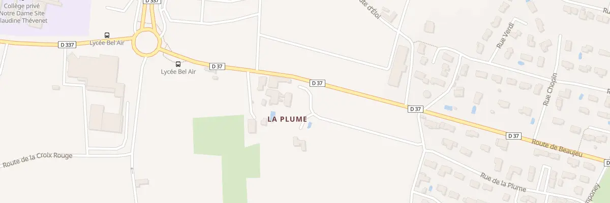 Plan du 52 Rue de Descours à Belleville-en-Beaujolais