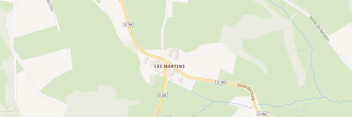 Plan du 1996 Rte de Cluny à Verzé