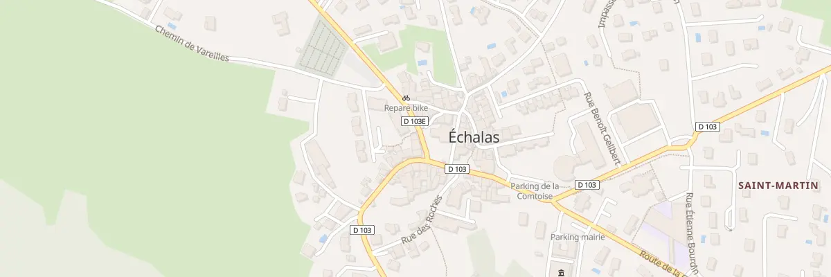 Plan du 3 Rte de St Romain en Gier à Échalas