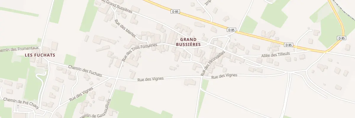 Plan du 41 All des Iris à Bussières
