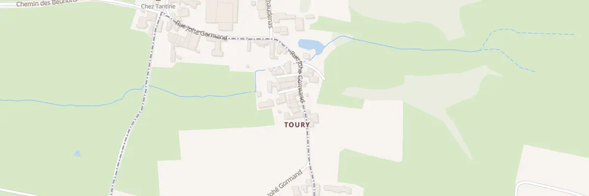 Plan du 5033 Toury à Cortambert